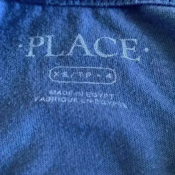 [5 for $25] Place short sleeve 100% cotton, short sleeve T-shirt, size  4 GUC - Picture 4 of 4